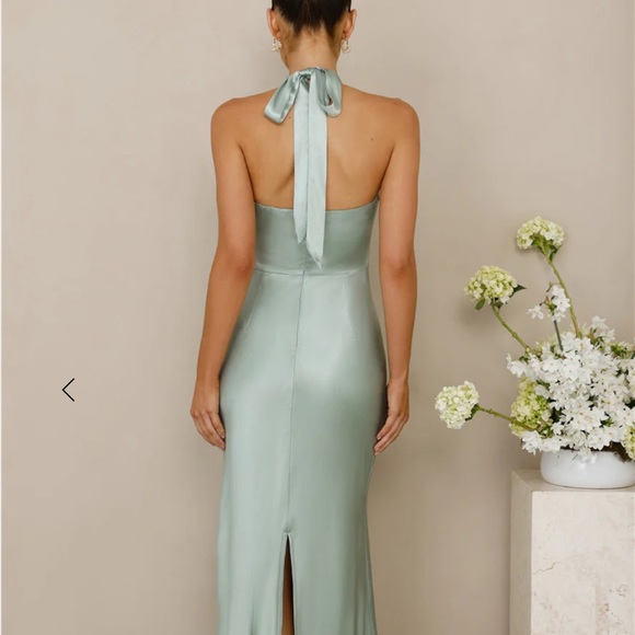 Hello Molly Mint Backless Dress - Picture 3 of 14